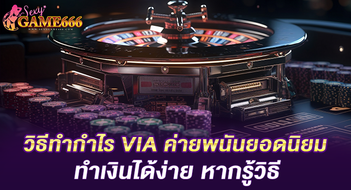 วิธีทำกำไร VIA ค่ายพนันยอดนิยม ทำเงินได้ง่าย หากรู้วิธี